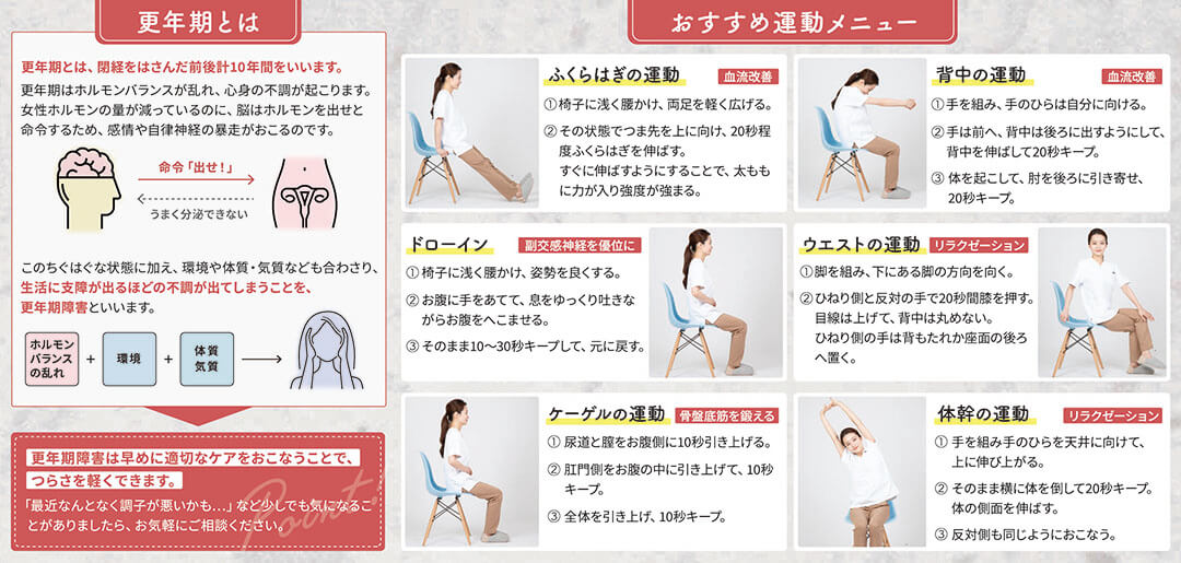 日本美容創生株式会社様 更年期女性向け パンフレット